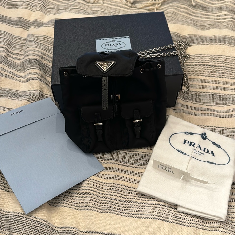 Prada Re-Nylon Mini Backpack